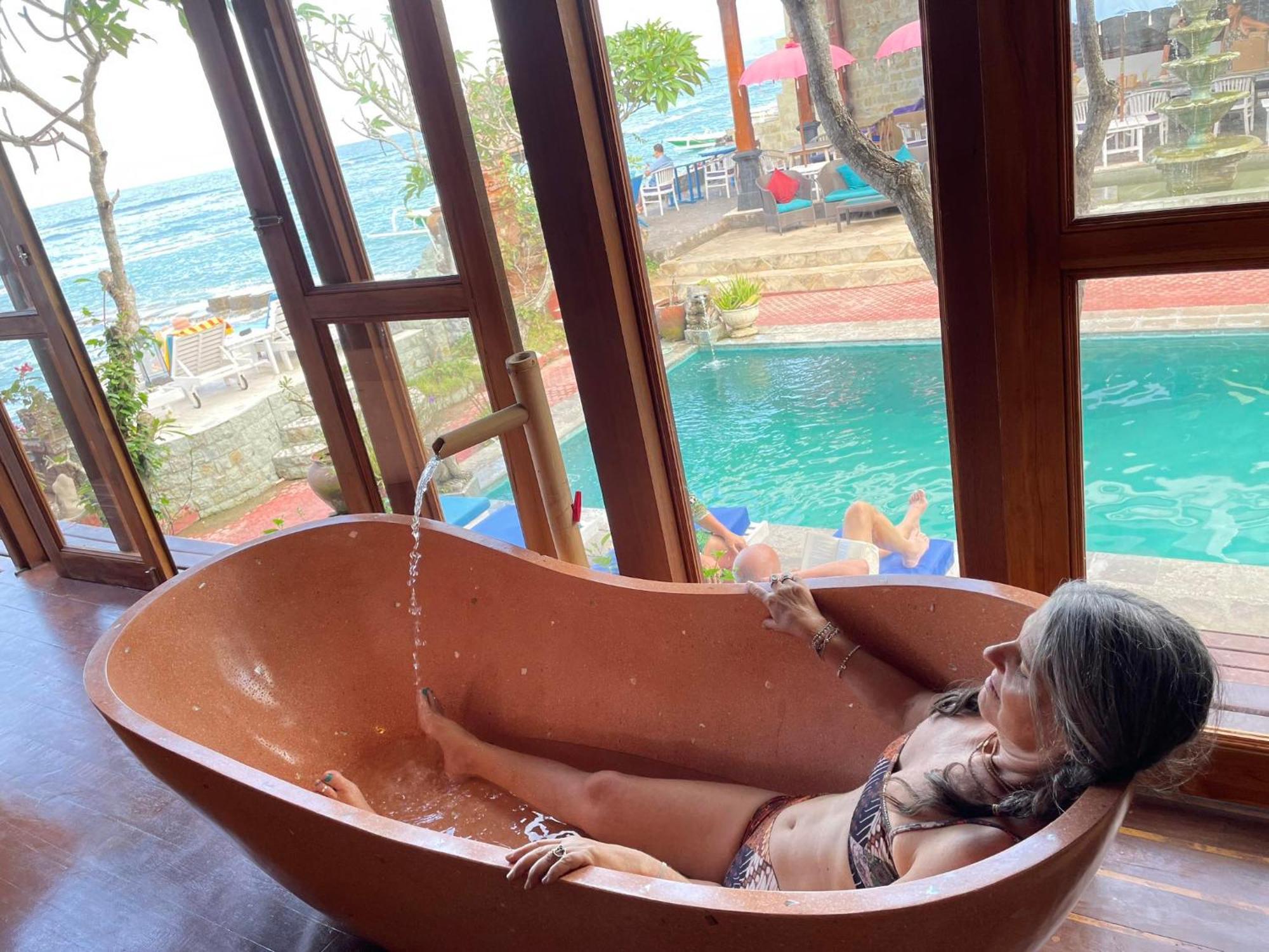 Puri Oka Beach Bungalows Candidasa Eksteriør billede